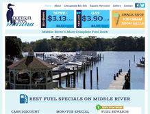 Tablet Screenshot of normancreekmarina.com